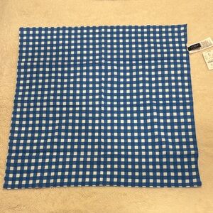 NWT J.Crew 100% Organic Cotton Gingham Scarf